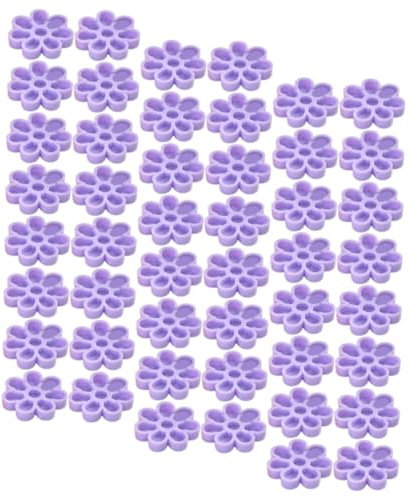WRITWAA Supports Pour Colle à Cils Et Coupelles à Cils 100 Pièces Forme Unique Multifonctionnel Usage Professionnel Pour Extensions Et Greffes De Couleur Lavande