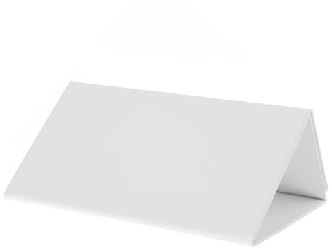 Alipis Erasable Magnetic Tent Seating Cards Small Foldable Table Name Plates for Office School Conference Banquet with Blank Surface for DIY Marker Use
