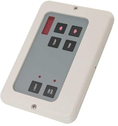 Sauna Steamer, 135T3 Sauna Room Temperature Controller, Wall Mount Wet Steam nerator for Household for Shower House(White)
