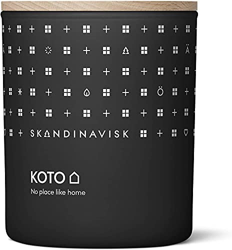 Skandinavisk KOTO 'Home' Scented Candle. Fragrance Notes: Vanilla Beans and Dried Orange Peel, Amber and Leather. 200 g.