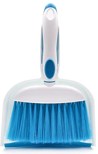 Small Broom and Dustpan Set, Small Dustpan and Brush Set, Mini Dust pan and Brush, Hand Broom and dust pan, Mini dustpans are Ideal for Cleaning Little Areas Like Desks, Chairs, Kitchens, pet Rooms.
