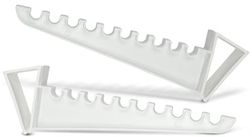 Over Door Hooks Hanger 2 Pack - Hold Upto 15 Pound Weight of 10 Hanged Clothes - Sturdy Plastic Material Over Door Hangers for Coats in Bedrooms - No Door Damage Easy to Install