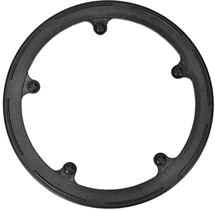 Hellery MTB-Fahrrad-Kettenradschutz Kettenring Kurbelgarnitur aus Kunstharz, tragbarer Fahrrad-Kettenschutz zum Reiten von