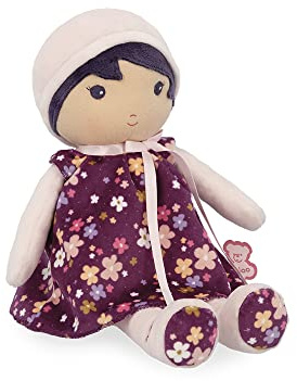 Kaloo - My First Fabric Doll Violette 12.5” Tall - Cuddling Plush Figure Toys -Heirloom-Quality Design -Timeless and Safe for Babies -Machine Washable, Rich Textures Variety, Personalized Touch Option