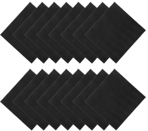 Artibetter Paños de Microfibra para Limpiar Gafas 50 Piezas, sin Pelusas y Resistentes al Desvanecimiento, Ideales para Guardar en Bolso o Funda de Cámara