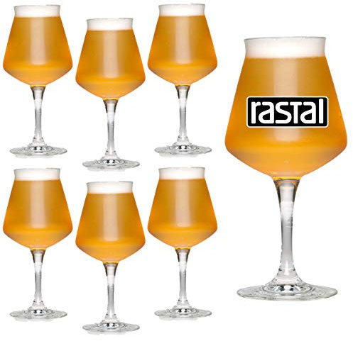 Rastal - 6 Craft Beer Verkostungs Gläser - Modell TEKU 3.0-42 cl. (14,8 Imp.FL.oz.)