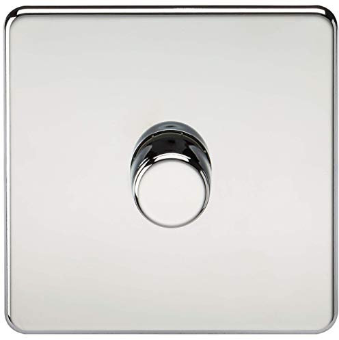 Knightsbridge SF2181PC 1G Dimmer, Polished Chrome, 5.0 mm*87.5 mm*87.5 mm