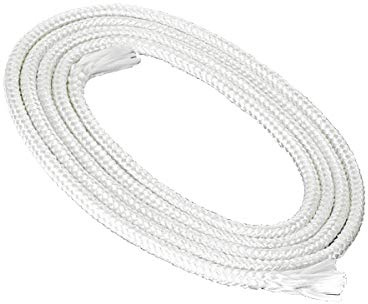 NKlaus 10 m glasfiberveke rund Ø 4 mm för smältljus spiritus lampa oljelampa för rengjord lampolja paraffinolja permanent veke, trädgårdsfackel, fotogenlampa 1251
