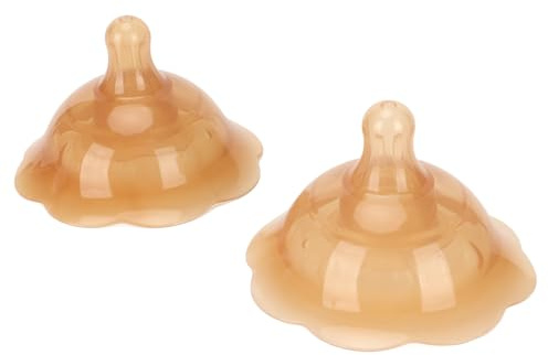 Protectores de pezón para lactancia materna, 2 piezas Protector de pezón de lactancia doble ventosa Protector de pezón de silicona para lactancia recién nacido