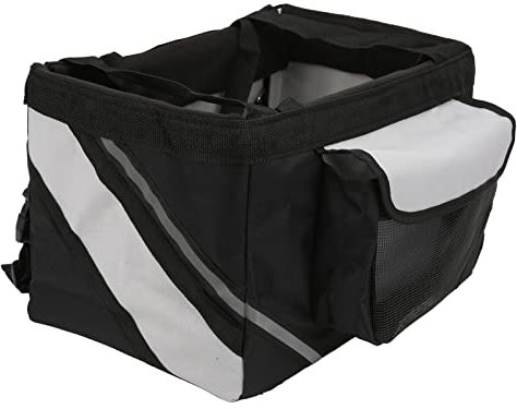 Front Bike Basket Quick Release Removable Handlebar Basket Small Pet Carrier for Cats Dogs Knee Scooter Commuting Shopping Camping