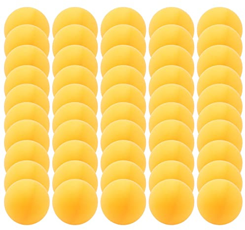 Lot de 50 balles de tennis de table Jaune 40 mm
