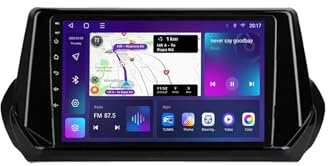 Android 15 2 DIN-bilradio med 9-tums pekskärm för Peugeot 2008 II (2019–2021) med bluetooth, FM, USB, rattkontroller, backkamera och mediaspelare (F1 2G+32G)