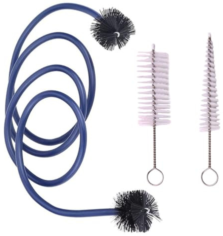 TOYANDONA Trumpet Cleaning Brush Set 3Pcs Small and Long Tube Brushes for Brass Instrument Maintenance and Cornet Care