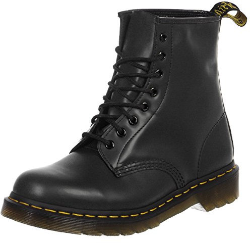 Dr. Martens Unisex-Erwachsene 10072004 Combat Boots, Schwarz (1460 Smooth 59 Last Black), 45 EU