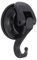 HAB & GUT -FC042V- Gancho con Ventosa Muy Fuerte, Capacidad 4 kg, para baño y Cocina, Negro