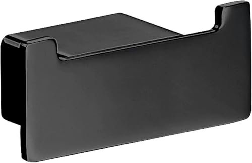 Emco Loft - Gancio doppio per asciugamani nero