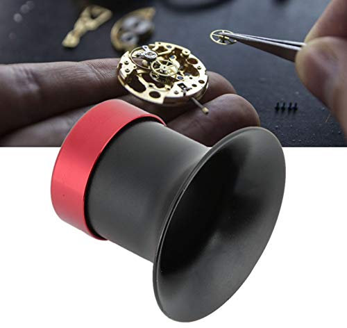 Uhrmacherlupe Vergrüßerungsglas, Uhrenreparatur 10X Lupenhandgriff Uhrenreparaturwerkzeug, Uhrmacherlupe für Brillenträger 10fach, Augenlinse für Juwelier und Uhrenmacher