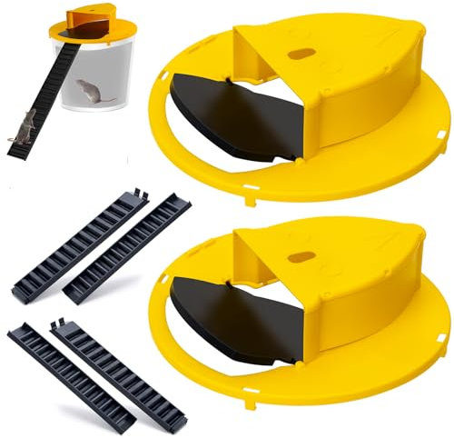 Gelber Fassdeckel,Hochwertiges Umweltfreundliches Material für Indoor-Küche Hausgarten(Enthält keinen Eimer) (2PCS)