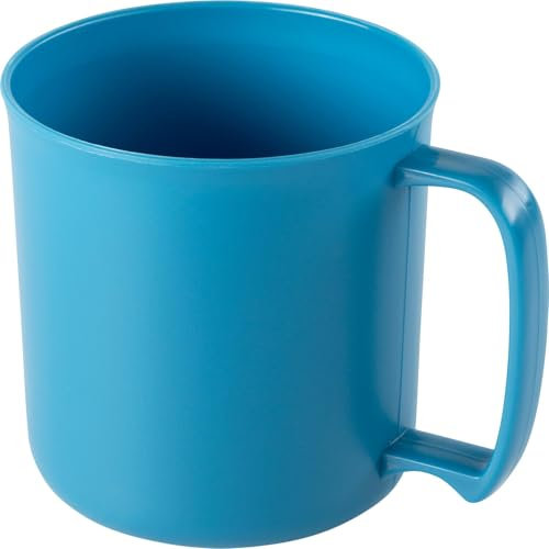 GSI Outdoors 77235 Cascadian Tasse, leicht, BPA-frei, recyceltes Kunststoffgeschirr für Camping, Wohnmobil, Rucksackreisen und Essen im Freien, Alpensee