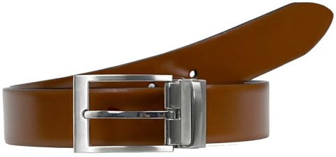 LLOYD-Herren-Leder-Wendegürtel 35 mm cognac-black-W115