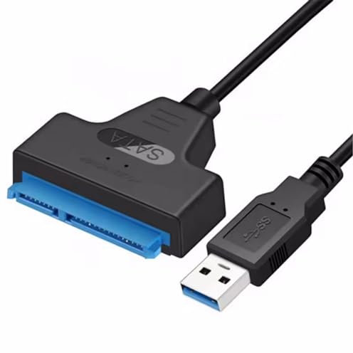 Generico Adattatore SATA USB 3.0 per HDD/SSD 2.5'' - Cavo SATA a USB ad Alta Velocità | Compatibile e Affidabile per Tutti i Tuoi Bisogni di Archiviazione