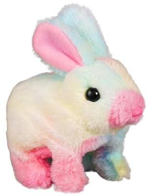 Genérico Juguetes de Conejo para, Conejo realista | Conejo simulado rebotando Juguete de Conejo - Saltar, Contracción Nariz, Orejas de despertar, movimientos naturales, Figur