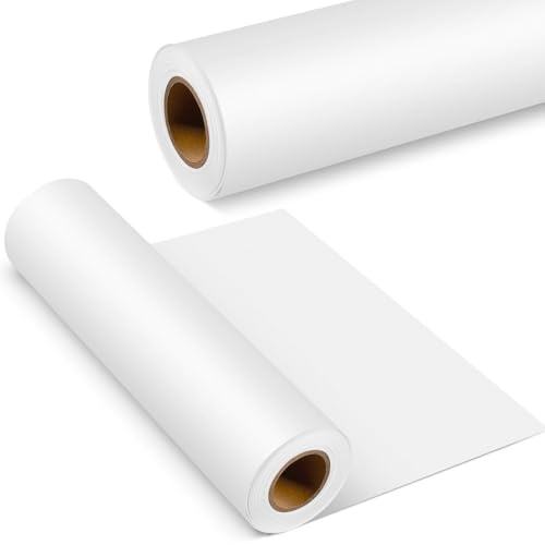 Frienda Unpasted Heavyweight Paper Wallpaper Liner, Pre-Pasted Wallpaper Liner for Textured Walls, White(15 in X 164 ft)