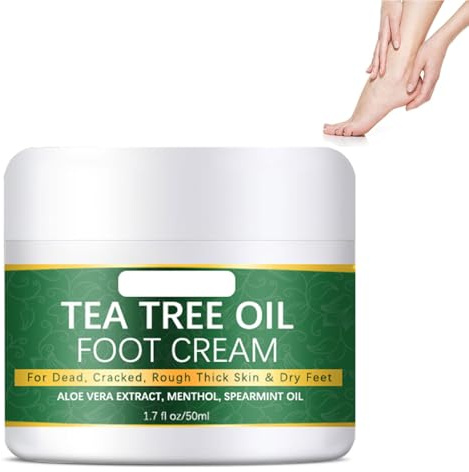 Eazerom 11 Crema Pies Secos y Agrietados,Crema natural con Tea Tree, para Pies y Eliminador de Callos,Lotion Hidratante Eliminador de Callos para Secos y Agrietados, Talones, Manos, Codos