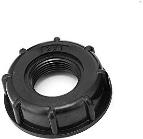 Be-Tool IBC - Adattatore per serbatoio d'acqua, 1 connettore IBC da 1” da 60 mm, filettatura grossa, per barili da 1000 litri, barili IBC, ecc.