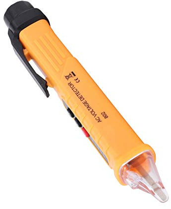 Detector de tensión, 48 – 1000 V/12 – 1000 V 802, prueba de tensión, para la industria para pruebas de tensión en el hogar (amarillo)