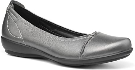 Hotter Robyn II Women's Casuals Classic Ballet Pump with Seam Detailing in Leather Standard D Fit 6 UK