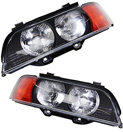ATEC Germany 2x phares avant Phare principal gauche + droite Compatible avec BMW Série 5 (E39), 5 Touring (E39)