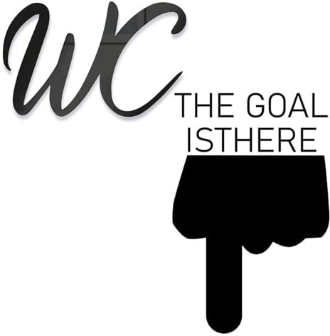 WYRGQIQN Juego de Carteles de Baño y WC – Señales de Seguridad Versátiles y Duraderas para Orientación en Espacios Públicos y Comerciales