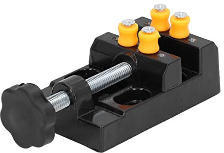 Tornillo de Banco Mini, Herramienta de Sujeción para Máquina de Aleación de Aluminio, Rango de Sujeción de 55 Mm, Ideal para Carpintería y Pulido