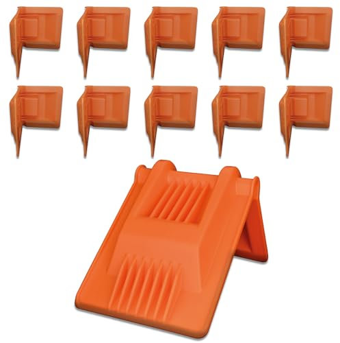 10 protezioni per bordi Dolezych per cinghie fino a 50 mm, dimensioni 185 x 145 x 150 mm, arancione