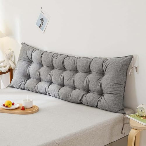 Generico Cuscini Testata Letto Cuscino Lombare da Lettura Schienale Testata Letto Divano Rettangolare Supporto Posteriore Grande Cuscino Schienale per Divano Testiera Cuscino da Parete,D,90x10x45cm