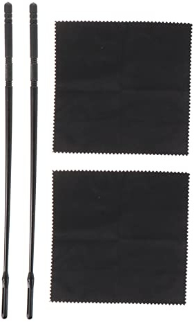 Abaodam 4pezzi Pulitore Per Flauto Bacchetta Per Pulizia Panno Per Pulizia Del Flauto Di Strumenti Per Del Adatto Tutti i Tipi Di Flauti e Ottavini