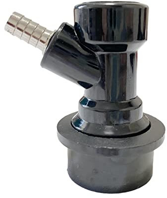 LCQSYE bierbrauset Beer Growler Spear Mini-Fasszapfspender mit Kugelverschluss-Kits Druckminderer(Liquid)