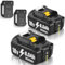 2X 18V 8.0Ah für BL1860B BL1860 BL1840 BL1830 BL1815 BL1835 BL1860B BL1850B BL1845 BL1850 194205-3 LXT-400 with LED Werkzeugakku