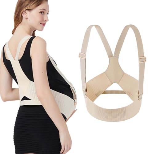 Ziyonix Cinturon Embarazada, Faja Embarazada, Cinturón de Soporte Abdominal para Embarazadas, Faja de Maternidad para Soporte de Vientre, Cintura y Espalda, Cómodo y Transpirable (XL)