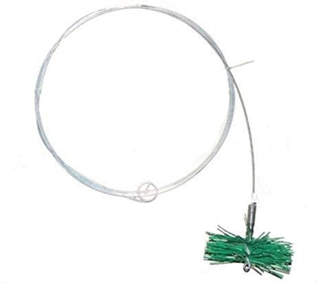 rg-vertrieb Kaminbesen Schornsteinbesen Kehrbesen Rußbesen aus Kunststoff + Schubstange Flexstange Set für Edelstahl Keramik Schornstein Verschiedene Größen (Besen 15cm, Flexstange 8m)