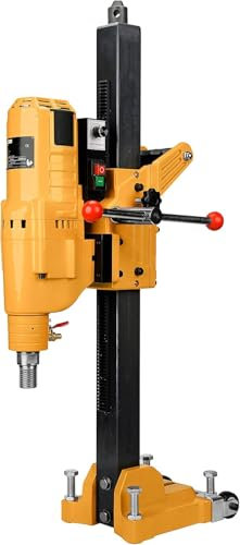 WABROTECH® WT305E Kernbohrgerät ⌀12–305 mm - Diamant Kernbohrmaschine an Kernbohrständer mit Transportrollen 760 U/min - Kernbohreinheit 4350 W für Nass und Trockenbohrungen - Diamantbohrmaschine