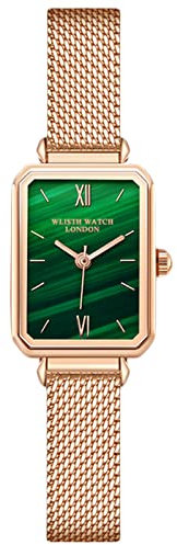 rorios Damen Uhren Wasserdicht Analog Quarz Armbanduhr mit Edelstahlarmband Elegante Grün Damen für Frauen Mädchen