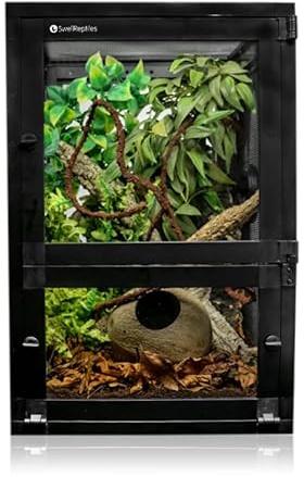 Swell Reptiles Medium Premium ReptiAir Screen Cage 45cm x 45cm x 90cm. For Small Chameleons