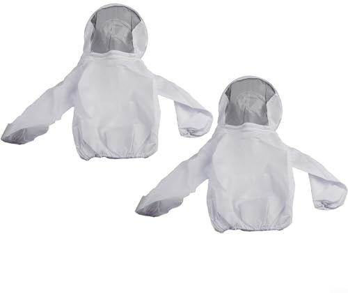 Erstklassige Imkerjacke mit Überziehmütze, sicher und bequem im Bienenhof