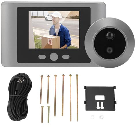 SEAFRONT Spioncino Elettronico con Sensore di Movimento PIR, Telecamera Digitale con Visione Notturna, Display LCD 2,8 Pollici