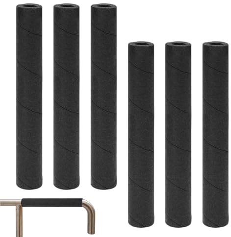 Tubo in Schiuma Isolante per Tubi - Copertura Tubi Acqua 6 Pezzi | Coperture Cave Nere per Esterno Palestra Unità AC Interno Supporto Chitarra Piscina