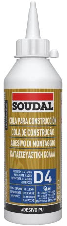Colla poliuretanica D4 Soudal - 250 gr