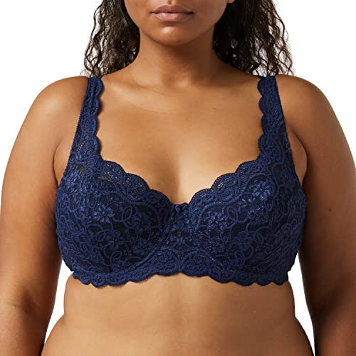 Triumph Amourette 300 Whp X, Reggiseno Imbottito con Ferretto Donna, Blu (Deep Water), 4C