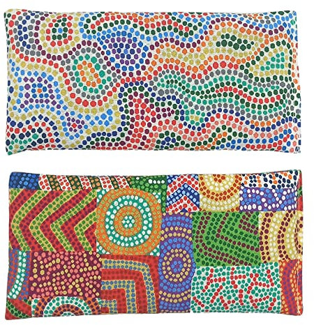 Augenkissen yoga Pack 2 - Gaudí | Lavendel Samen und Reis | Yoga, Meditation, Entspannung, für Ihre Augen ..